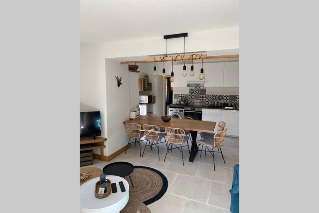 Bel Appartement 8 Personnes A Saint Chaffrey Buitenkant foto