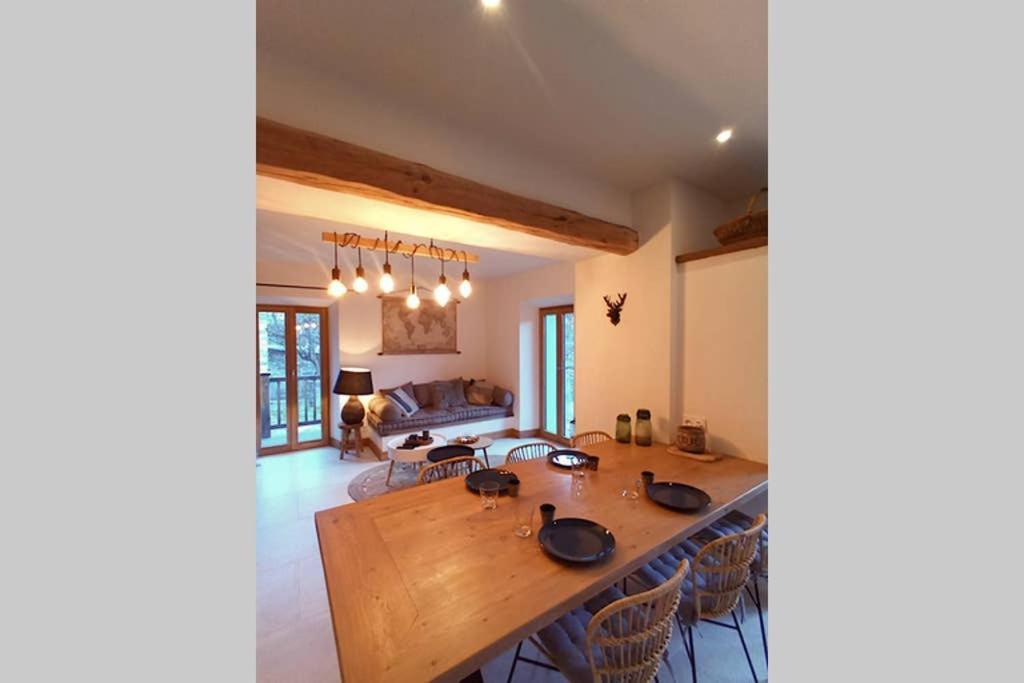 Bel Appartement 8 Personnes A Saint Chaffrey Buitenkant foto